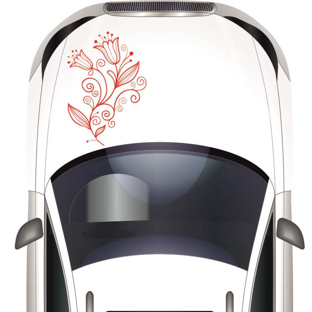 Tulipán motívumos autómatrica, több színben