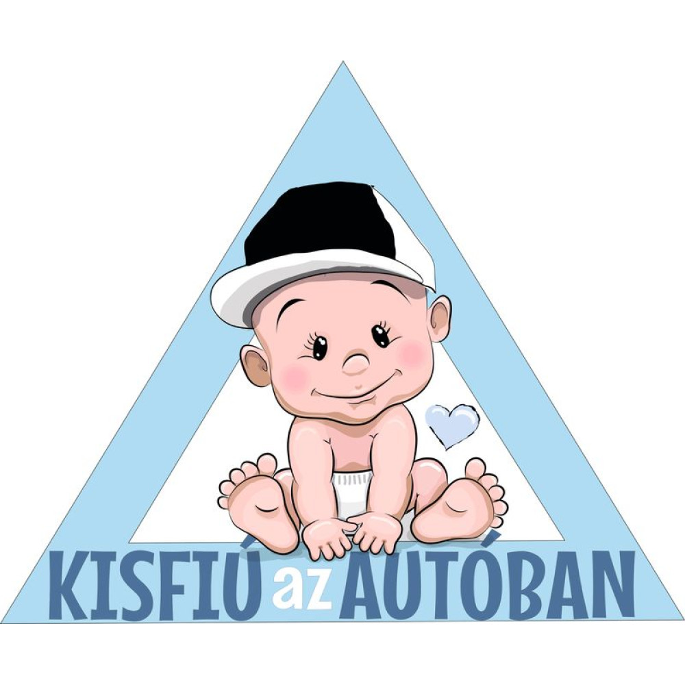 Kisfiú az autóban fiú babamatrica