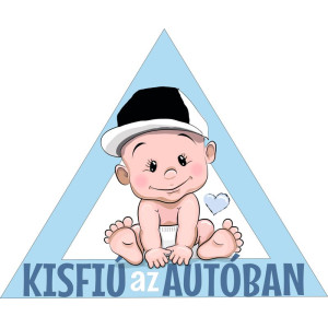 Kisfiú az autóban fiú babamatrica