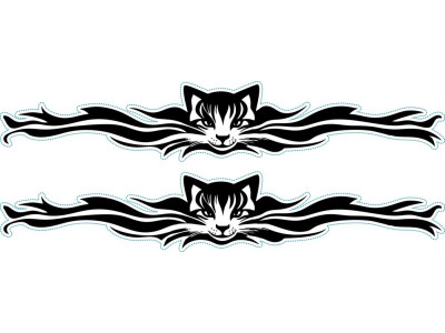 Macska nonfiguratív autómatrica